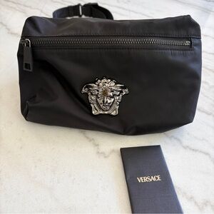 Versace Medusa Nylon Belt Bag